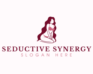 Seductive Fashion Woman logo design