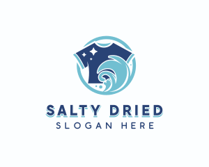 Laundry Clothes Washing logo design