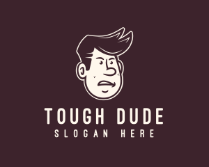 Male Dude Character logo