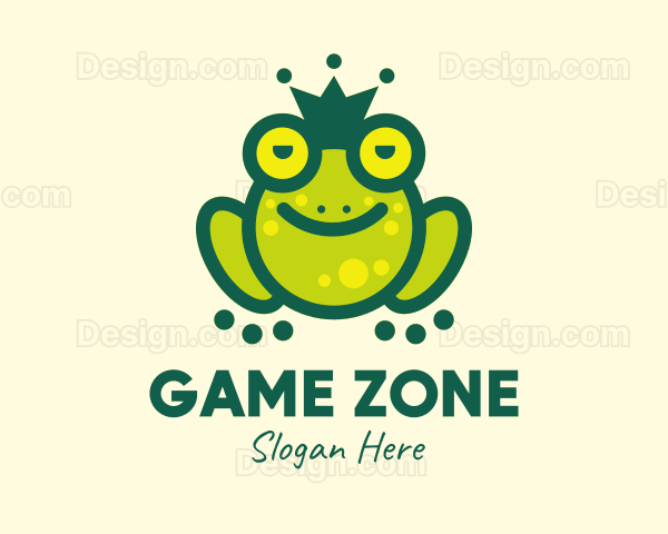 Stoned King Frog Logo