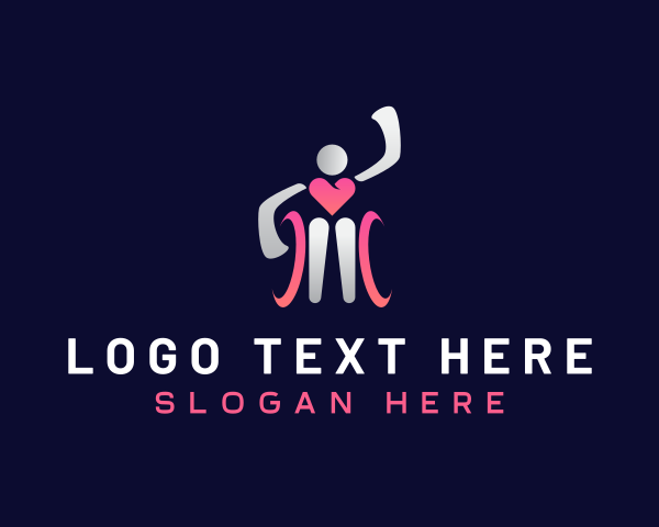 Wheelchair logo example 1