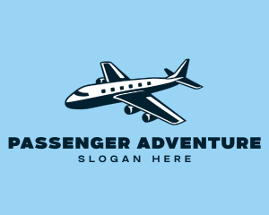 Logistics Travel Airplane logo