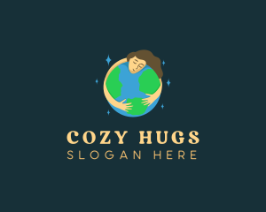 Mother Earth Hug Environmentalist logo design