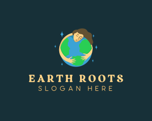 Mother Earth Hug Environmentalist logo design