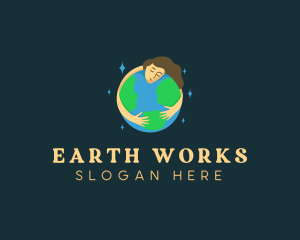 Mother Earth Hug Environmentalist logo design