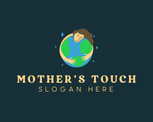 Mother Earth Hug Environmentalist logo design