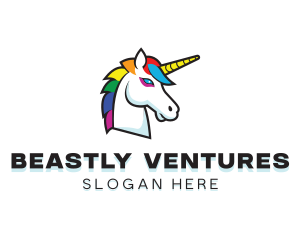 Mythical Unicorn Creature logo