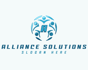 Social Human Organization logo design