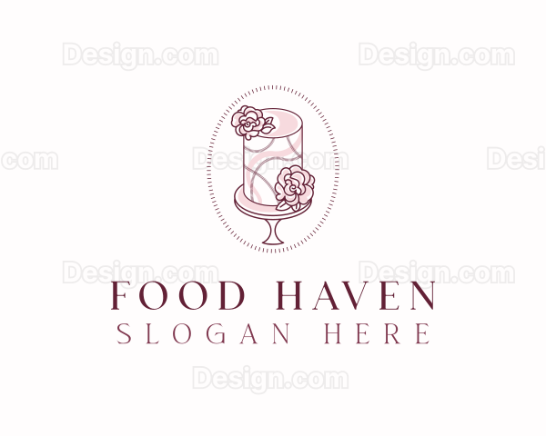 Elegant Cake Bakery Logo