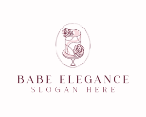 Elegant Cake Bakery logo design