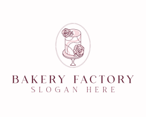 Elegant Cake Bakery logo design