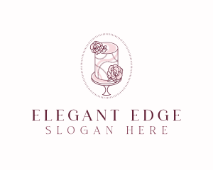 Elegant Cake Bakery logo design