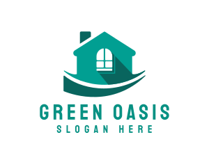 Green Housing Property logo design