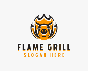 Pork BBQ Grill  logo