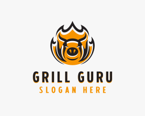 Pork BBQ Grill  logo