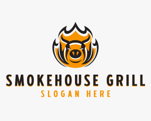 Pork BBQ Grill  logo