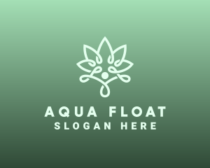 Wellness Flower Spa logo design