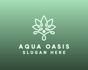 Wellness Flower Spa logo design