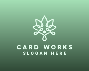 Wellness Flower Spa logo design