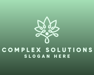 Wellness Flower Spa logo design