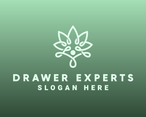 Wellness Flower Spa logo design