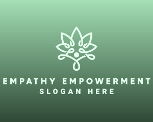 Wellness Flower Spa logo design