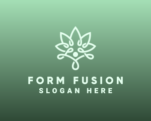 Wellness Flower Spa logo design