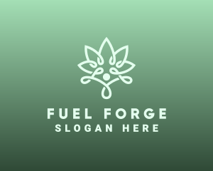 Wellness Flower Spa logo design