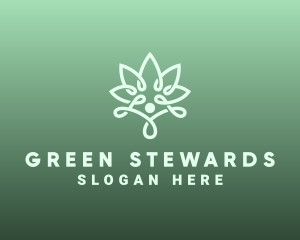 Wellness Flower Spa logo design