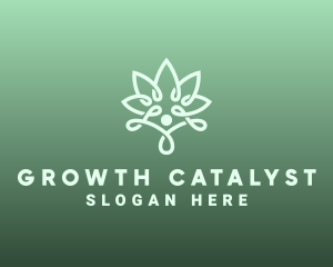 Wellness Flower Spa logo design