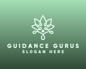 Wellness Flower Spa logo design