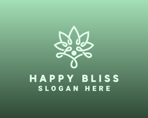 Wellness Flower Spa logo design