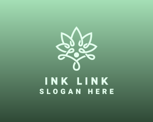 Wellness Flower Spa logo design