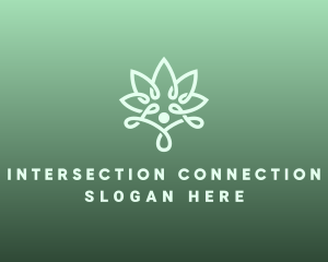 Wellness Flower Spa logo design