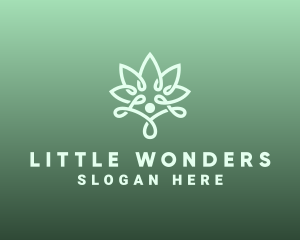 Wellness Flower Spa logo design