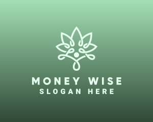 Wellness Flower Spa logo design