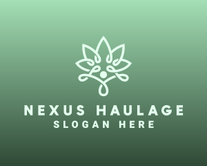 Wellness Flower Spa logo design