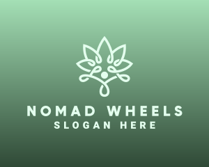 Wellness Flower Spa logo design