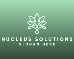 Wellness Flower Spa logo design