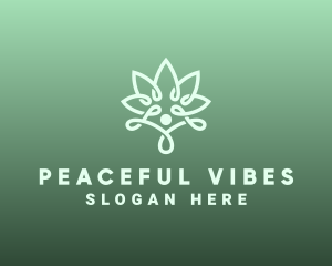 Wellness Flower Spa logo design