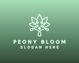 Wellness Flower Spa logo design