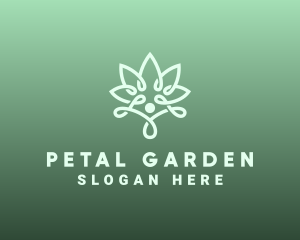 Wellness Flower Spa logo design