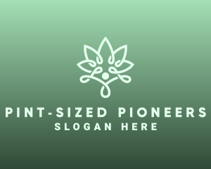 Wellness Flower Spa logo design