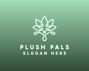 Wellness Flower Spa logo design