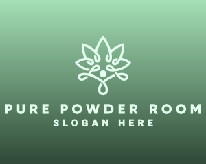 Wellness Flower Spa logo design