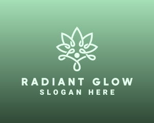 Wellness Flower Spa logo design