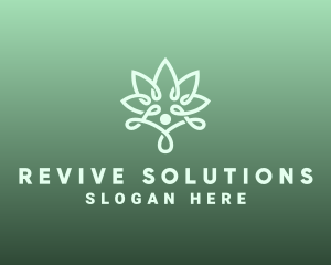 Wellness Flower Spa logo design