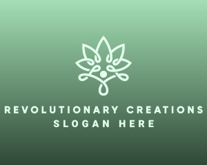 Wellness Flower Spa logo design