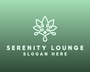 Wellness Flower Spa logo design