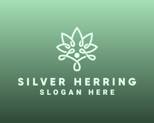 Wellness Flower Spa logo design